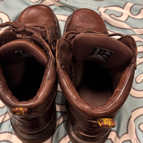 Dr. Martens Dark Brown Men's Leather Boots - Picture 11 of 14
